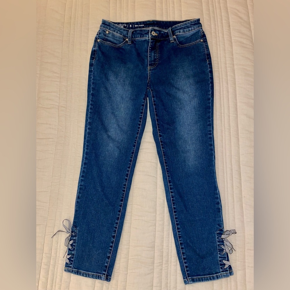 Talbot’s Slim Ankle Jean, Size 8